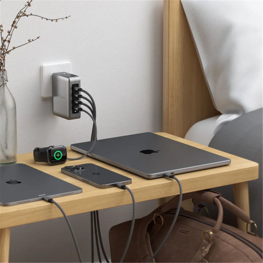 SATECHI ST-W145GTM 145W USB-C 4-Port GaN Travel Charger