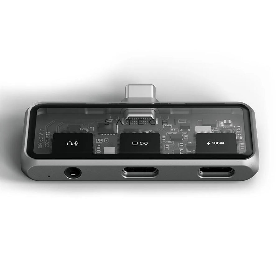 SATECHI    Mobile XR Hub with Audio USB-C - Space Grey