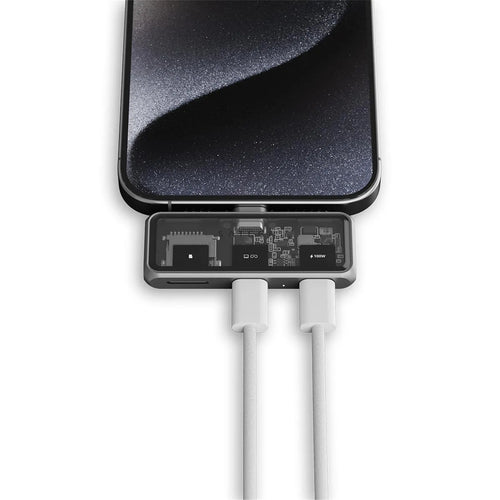 SATECHI   USB-C Mobile XR Hub with Micro SD Card Reader - Space Grey