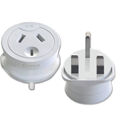 Sansai STV-1011 Outbound Travel Adapter - NZ / AU to UK Plug