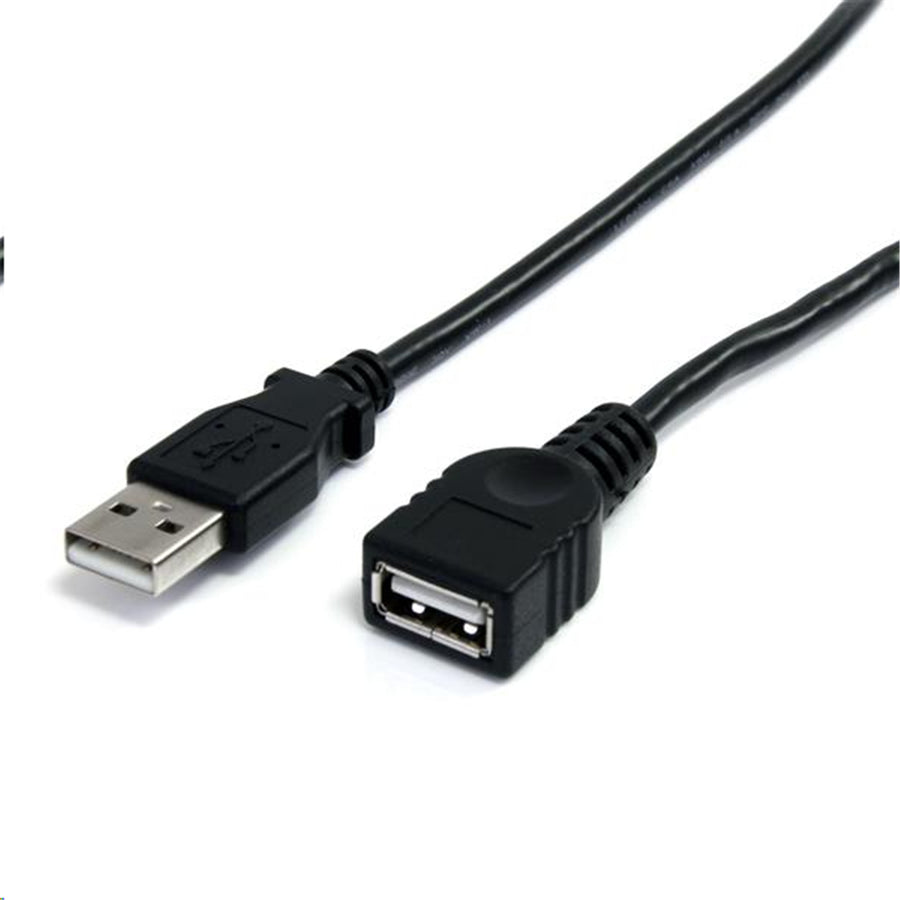 StarTech.com USBEXTAA3BK USB 2.0 - 480 MBit/s USB-Verlängerungskabel - 1 m - Schwarz