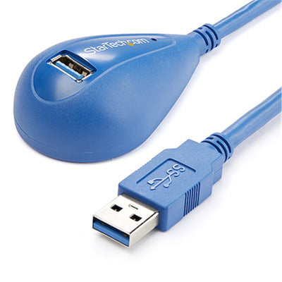 StarTech.com USB3SEXT5DSK - 1,5 m Desktop USB 3.0-Verlängerungskabel