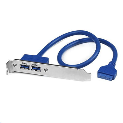 StarTech.com USB3SPLATE - 2 Port USB 3 A Female Slot Plate Adapter
