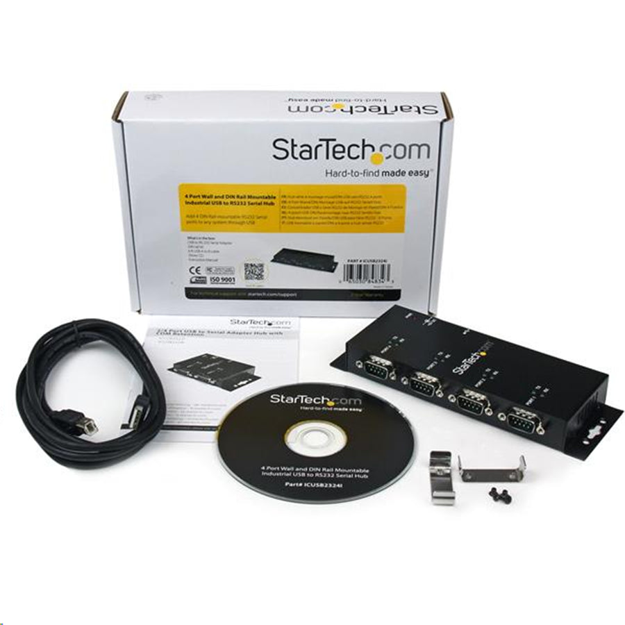 StarTech.com ICUSB2324I 4 Port USB to DB9 RS232 Serial Adapter