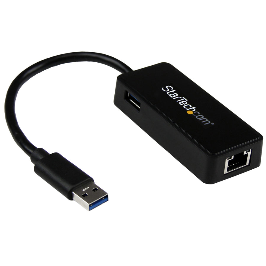 StarTech.com USB31000SPTB USB 3.0 auf Gigabit Ethernet Adapter Netzwerkkarte mit USB-Anschluss - Schwarz