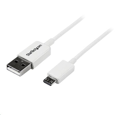 StarTech.com USBPAUB50CMW - 0.5m White Micro USB Cable A to Micro B