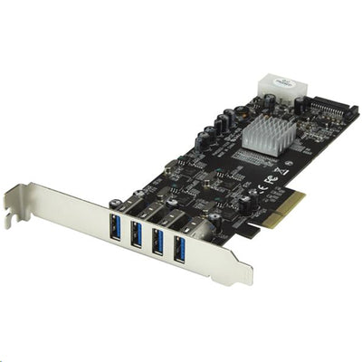 StarTech.com PEXUSB3S44V - 4 Port Quad Bus PCIe USB 3 Card w/ UASP