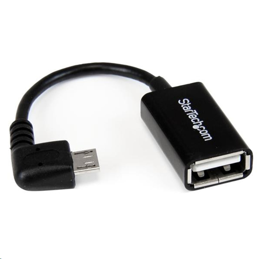 5in Right Angle Micro USB OTG Adapter