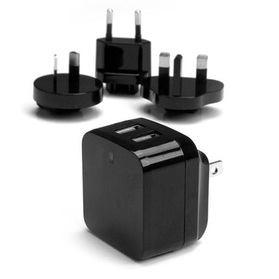 StarTech.com  USB2PACBK  Dual Port USB Wall Charger