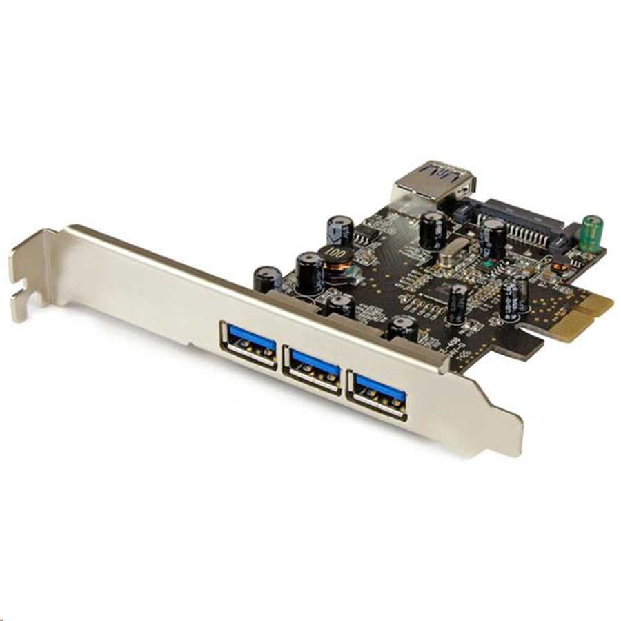 StarTech.com PEXUSB3S42 4 Port PCI Express USB3.0 Card - 3 + 1