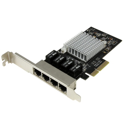 StarTech.com ST4000SPEXI - 4-Port Gigabit Ethernet Network Card