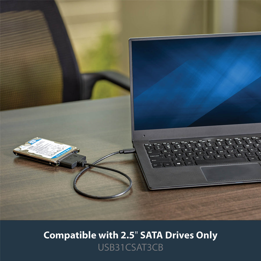 StarTech.com USB31CSAT3CB USB 3.1 Adapterkabel – 2,5-Zoll-SATA – USB