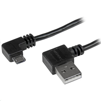 StarTech.com USB2AUB2RA1M - 1m 3 ft Right Angle Micro-USB Cable