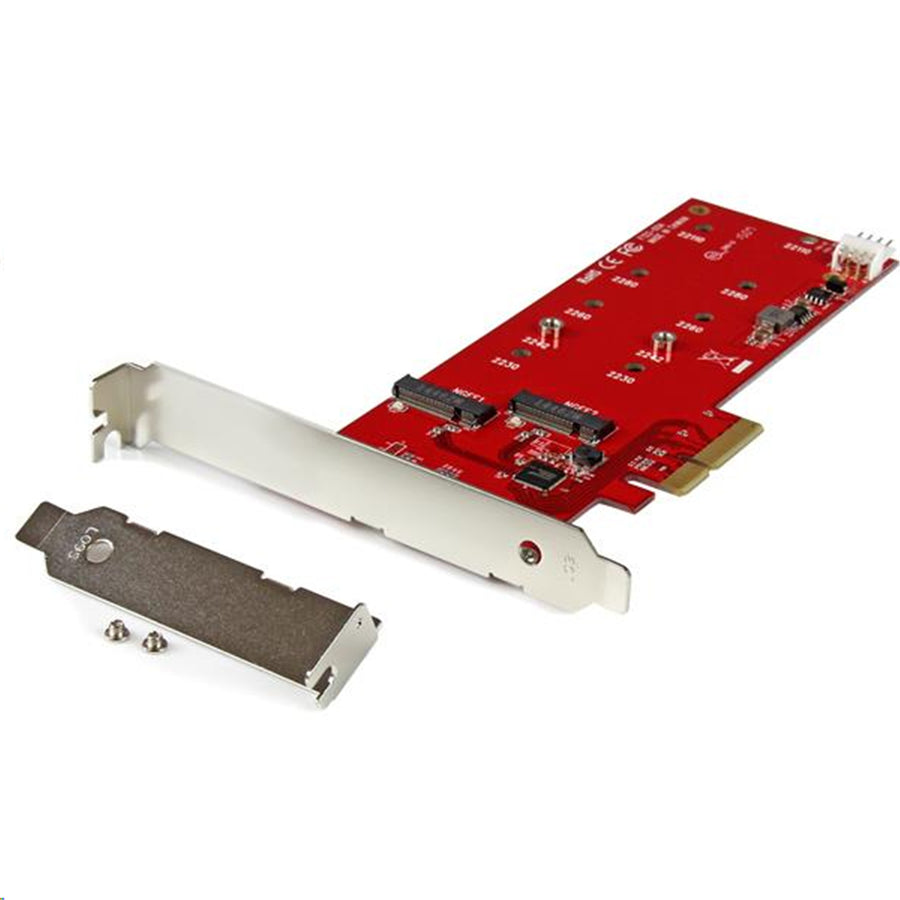 StarTech.com PEX2M2 2x M.2-SSD-Controllerkarte – PCIe