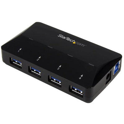 StarTech.com ST53004U1C - 4-Port USB 3.0 Hub plus 2.4A Charge Port