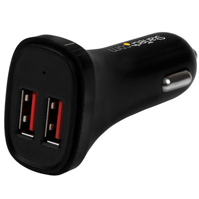 StarTech.com USB2PCARBKS – Dual Port USB Kfz-Ladegerät – 24 W/4,8 A