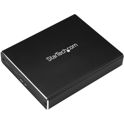 StarTech.com SM22BU31C3R - Dual M.2 Enclosure - RAID USB 3.1 Gen 2
