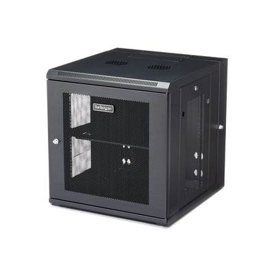 StarTech.com RK1224WALHM 12U Wall Mount Rack Cabinet with Hinge
