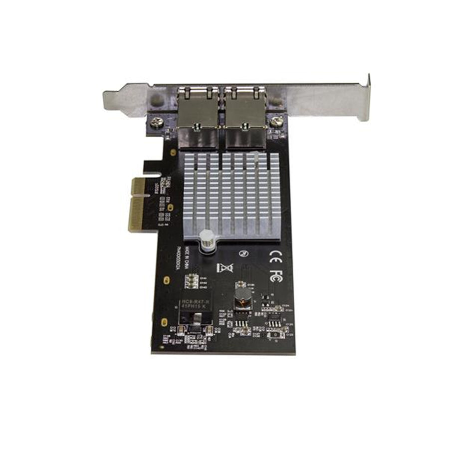 StarTech.com ST10GPEXNDPI Dual Port Network Card PCIe 10G/NBASE-T Interface Card 5 speedNIC Card - 10G/5G/2.5G/1G/100Mbps - Network Card - Intel X550 Chip - 10G NIC Card