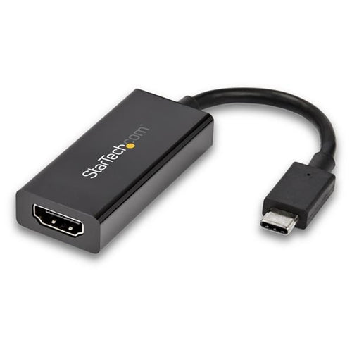 StarTech.com CDP2HD4K60H USB-C to HDMI Adapter - 4K 60Hz Video, HDR10 - USB-C to HDMI 2.0b Adapter Dongle - USB Type-C DP Alt Mode to HDMI Monitor/Display/TV - USB C to HDMI Converter