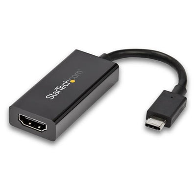 StarTech.com CDP2HD4K60H USB-C to HDMI Adapter - 4K 60Hz Video, HDR10 - USB-C to HDMI 2.0b Adapter Dongle - USB Type-C DP Alt Mode to HDMI Monitor/Display/TV - USB C to HDMI Converter