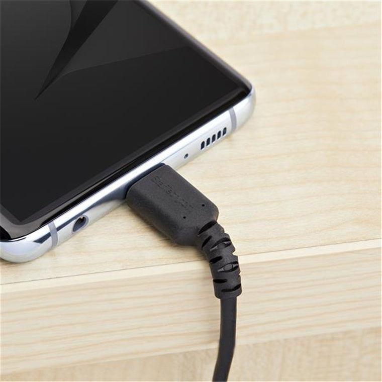 StarTech.com RUSB2AC2MB USB-A auf USB-C Kabel USB 2.0 480 Mbit/s 3A 2m Schwarz