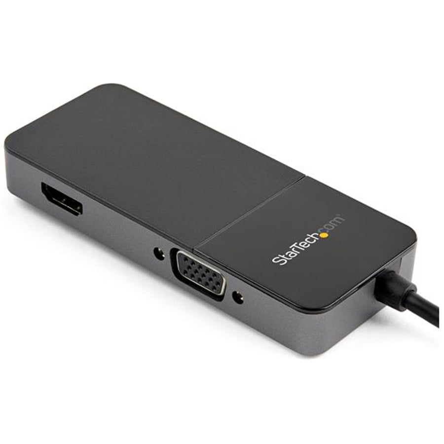 StarTech.com USB32HDVGA USB 3.0 to HDMI and VGA Adapter - 4K/1080p USB Type-A Dual Monitor Multiport Adapter Converter - External Video Graphics Card for Multiple Screens - Multi Display USB Adapter (USB32HDVGA)