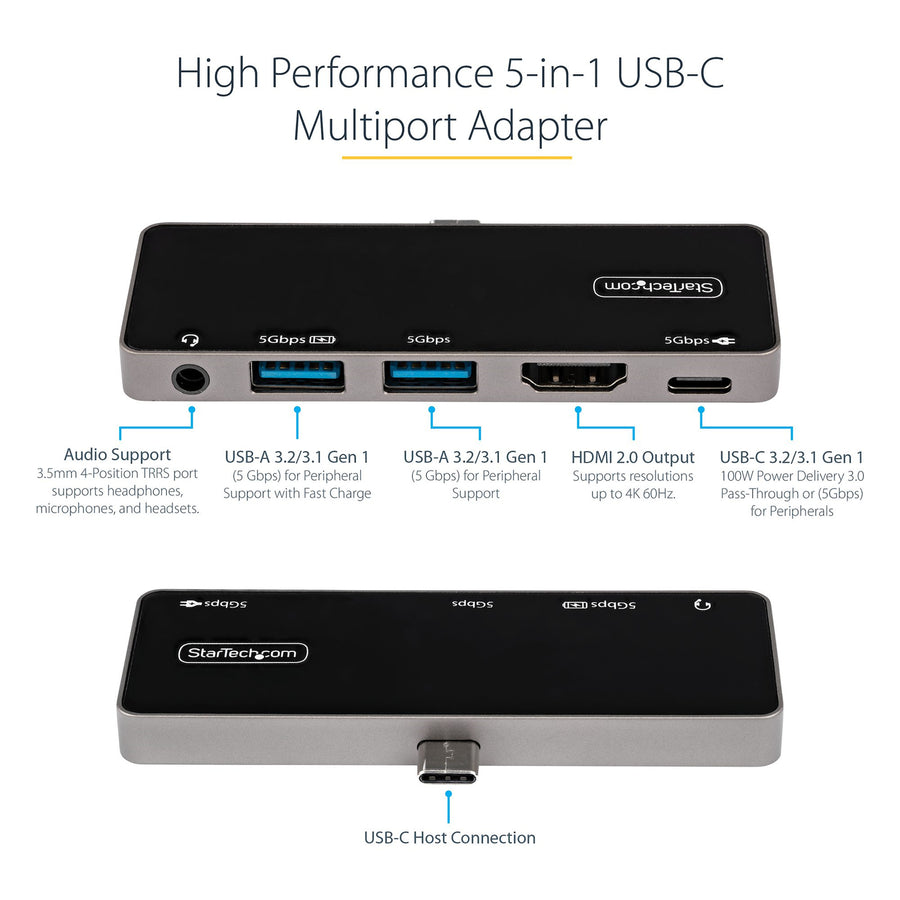 StarTech.com DKT30ICHPD USB-C Multiport-Adapter – 4K HDMI/PD/USB