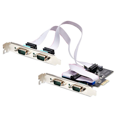 StarTech.com PS74ADF-SERIAL-CARD - 4-PORT SERIAL PCIE CARD RS232/422/485