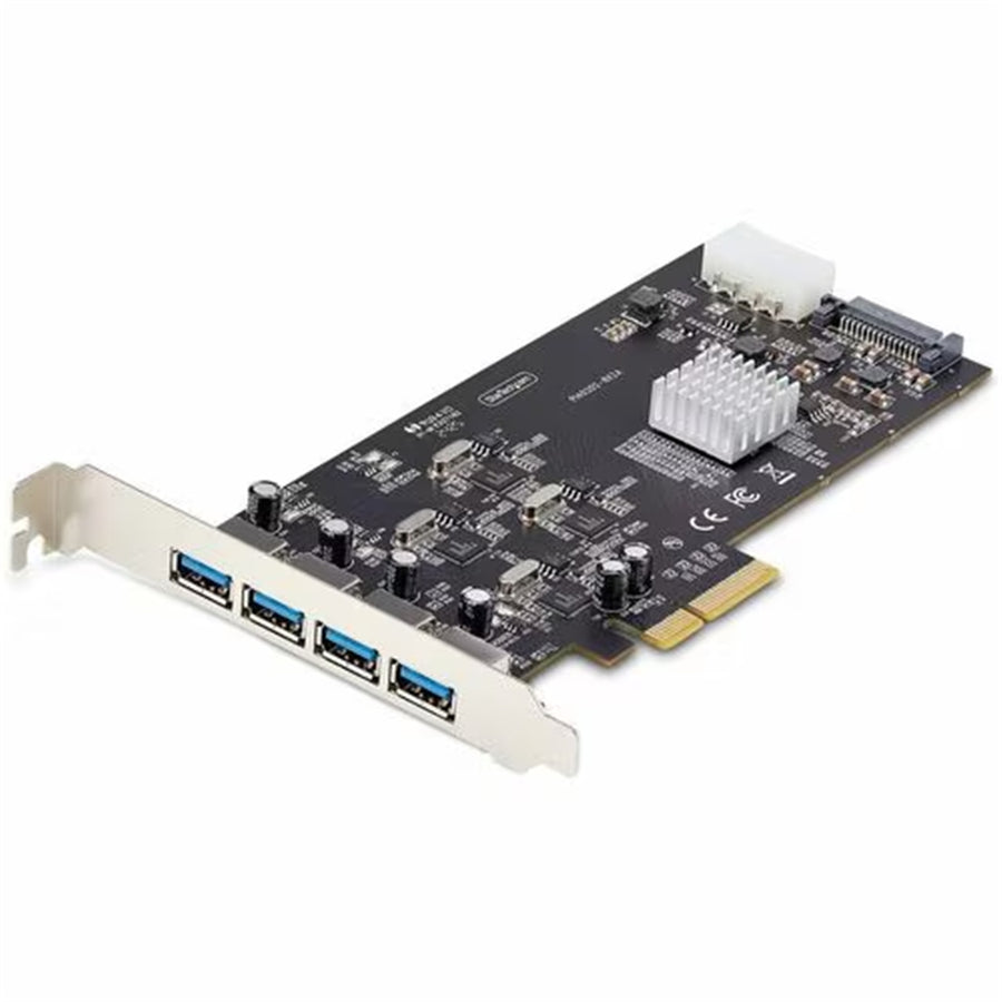 4-Port USB-A PCIe Card USB 3.2 5Gbps