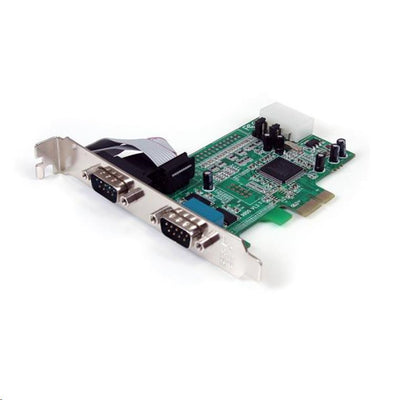 StarTech.com PEX2S553 - 2 Port PCIe Serial Adapter Card w/ 16550