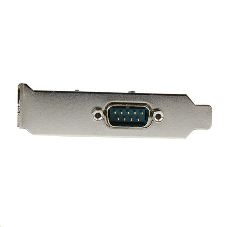 StarTech.com PEX1S553LP Serieller RS232-PCI-Express-Adapter mit 1 Port – PCIe-RS232-Hostcontrollerkarte – PCIe auf seriell DB9 – 16550 UART – Erweiterungskarte mit niedrigem Profil – Windows und Linux