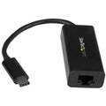 StarTech.com US1GC30B USB-C to Gigabit Ethernet Adapter Black USB3.1 to RJ45 LAN Network Adapter USB Type C to Ethernet USB-C Network Adapter  10/100/1000Mbps  Thunderbolt 3 Compatible  RJ45 — image 1