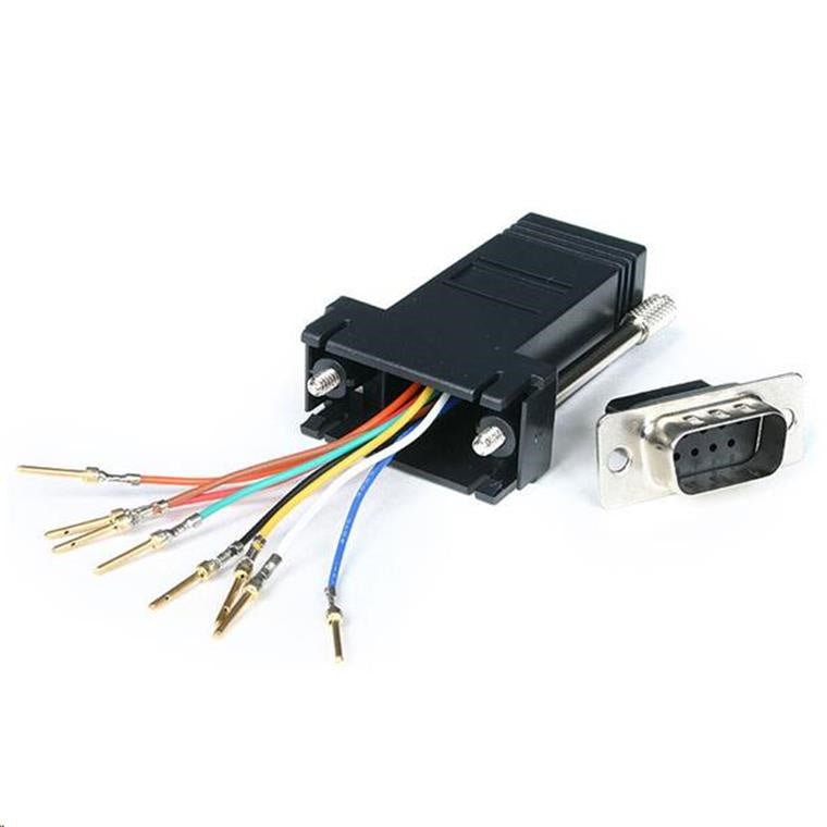 DB9 to RJ45 Modular Adapter - M/F