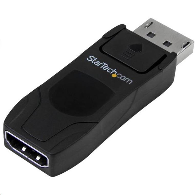 StarTech.com DP2HD4KADAP DisplayPort auf HDMI Adapter - 4K 30Hz Kompakter DP 1.2 auf HDMI 1.4 Video Konverter - DP++ auf HDMI Monitor/TV - Passiver DP auf HDMI Kabel Adapter - Verriegelnder DP Anschluss