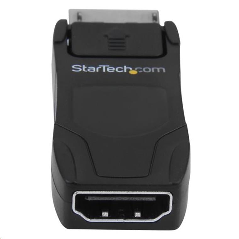 StarTech.com DP2HD4KADAP DisplayPort auf HDMI Adapter - 4K 30Hz Kompakter DP 1.2 auf HDMI 1.4 Video Konverter - DP++ auf HDMI Monitor/TV - Passiver DP auf HDMI Kabel Adapter - Verriegelnder DP Anschluss
