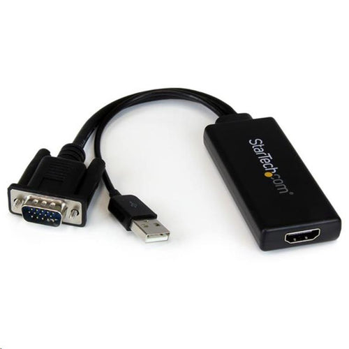 VGA to HDMI Adapter with USB Audio Power