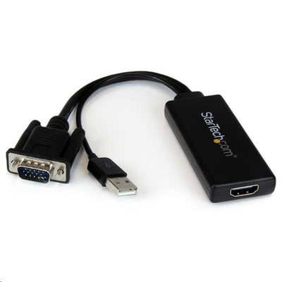 VGA to HDMI Adapter with USB Audio Power