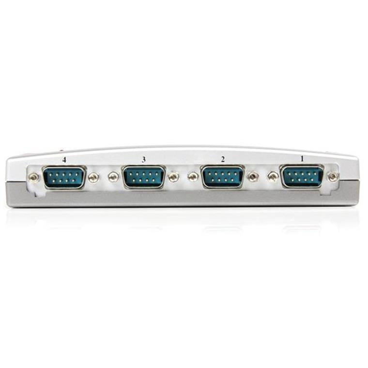 StarTech.com 4 Port USB to RS232 Serial Adapter Hub