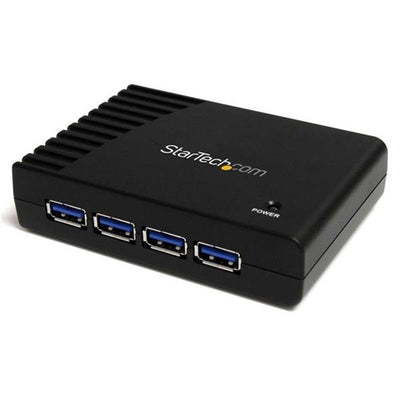 StarTech.com ST4300USB3 - 4 PORT BLACK SUPERSPEED USB 3.0 HUB
