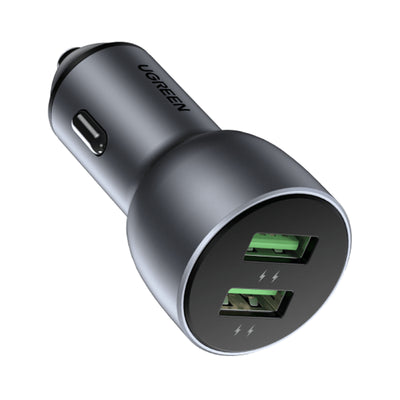 UG-10144 - UGREEN 36W 2 Ports Fast Car Charger (Dark Blue)