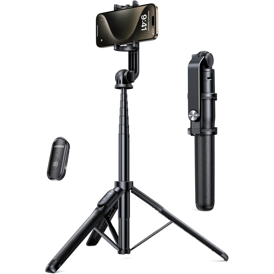 UGREEN UG-15062 Selfie Stick Tripod with Bluetooth Remote