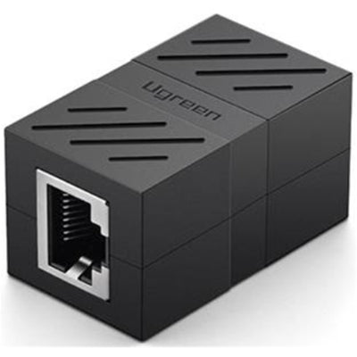 UG-20390 - UGREEN RJ45 Network Keystone Jack Inline Coupler Female to Female 1pcs (Black)