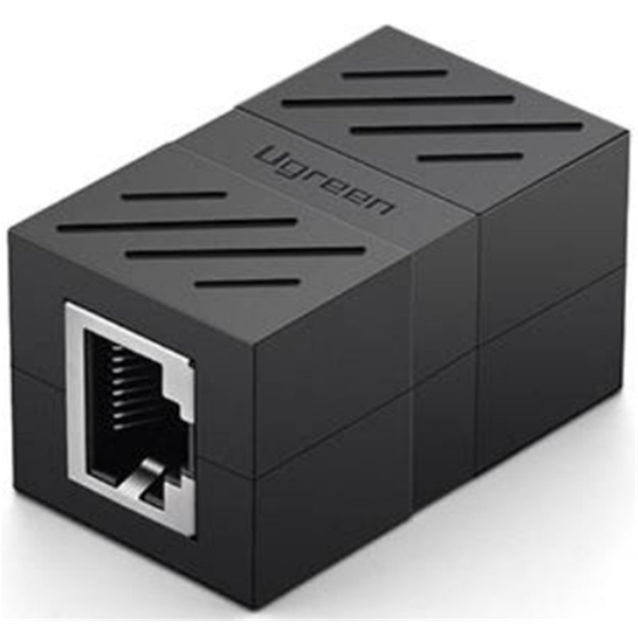 UG-20390 - UGREEN RJ45 Network Keystone Jack Inline Coupler Female to Female 1pcs (Black)