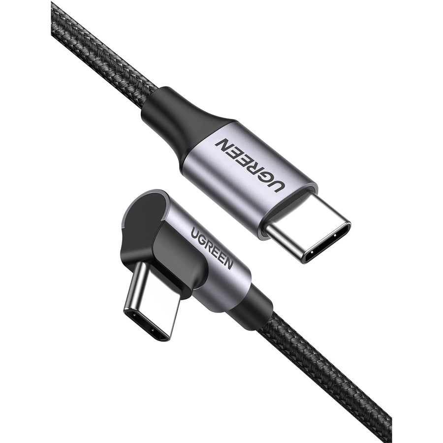 UGREEN  UG-50122 USB-C 2.0 USB-C to Angled USB-C Cable - 0.5m