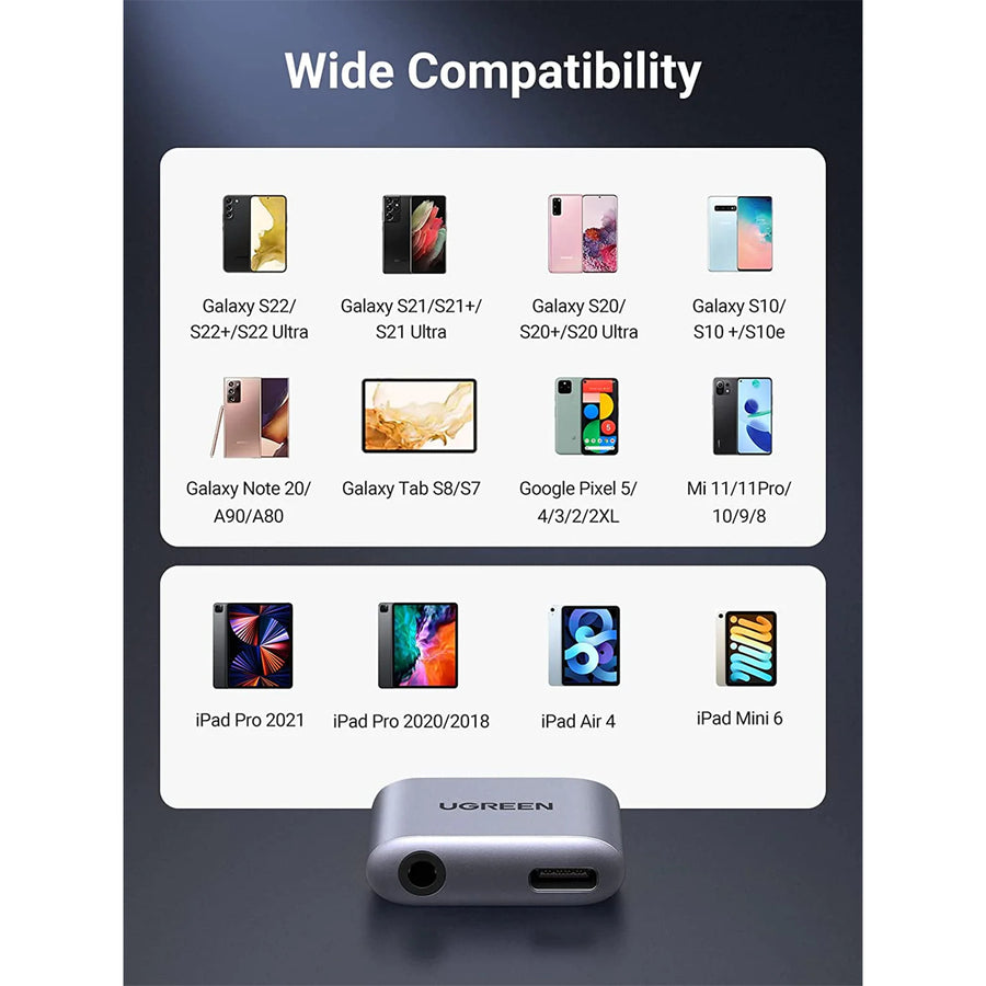 UG-60164 - UGREEN USB-C to 3.5 Audio Adapter with PD