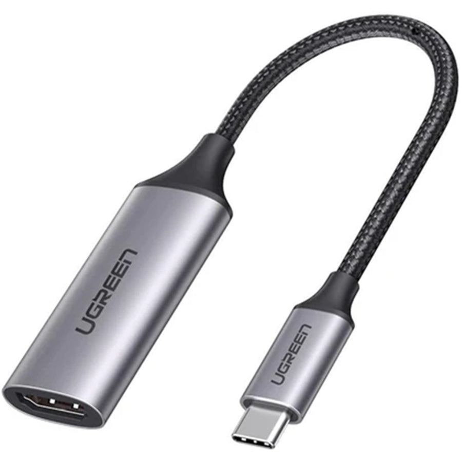 UGREEN UG-70444 USB-C to HDMI Adapter Cable 4K60Hz Aluminum Type C Thunderbolt 4/3 Converter Male to Female Compatible with iPhone 16/15 Pro Max Plus, iPad Mini Air, MacBook Pro, Galaxy S24Ultra, iMac XPS 17