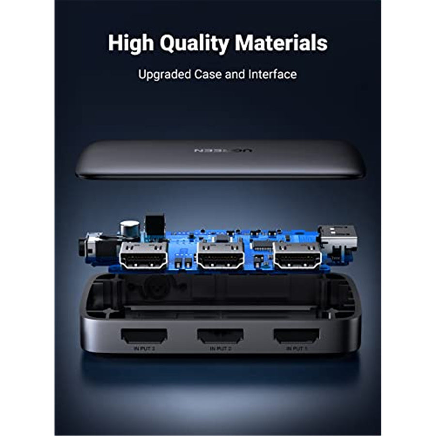 UG-80125 - UGREEN HDMI Switcher 3 In 1 Out  4K 30HZ
