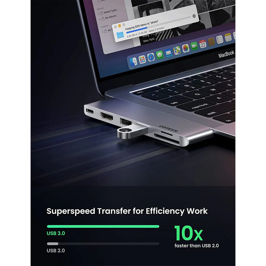 UGREEN  UG-80856 Dual USB-C To HDMI Docking Station