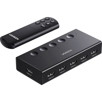 Ugreen HDMI 2.0 5 1 Switcher ABS Black
